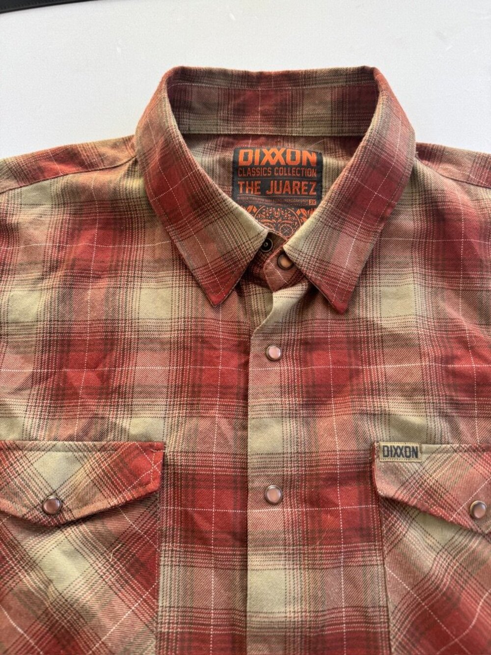 Dixxon Classics Collection The Juarez Flannel Shirt - Western Snap - Men's 3XL